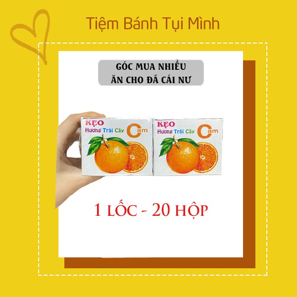 [1 lốc - 20 hộp] - Kẹo cam C tuổi thơ