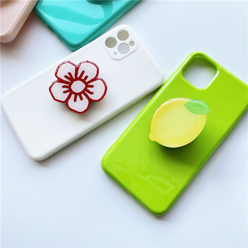 Giá đỡ dán ốp điện thoại popsocket mika acrylic M7071102103 hoạ tiết hoa quả mùa hè mát mẻ