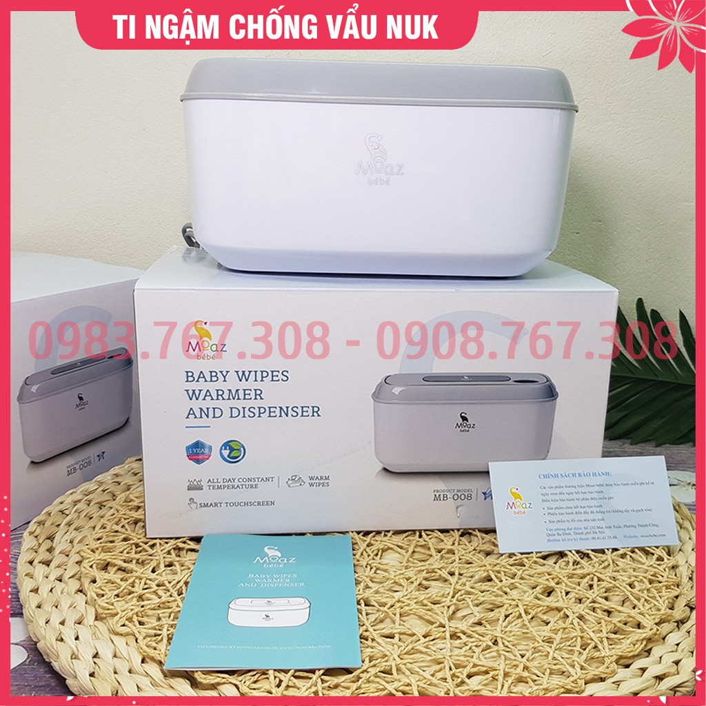 MÁY LÀM ẤM KHĂN ƯỚT MOAZ BEBE CHO BÉ (MB-008) - 8936180540086