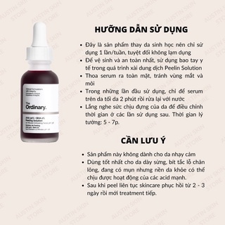 Peel da sinh học The Ordinary AHA 30% + BHA 2% Peeling Solution 30ml