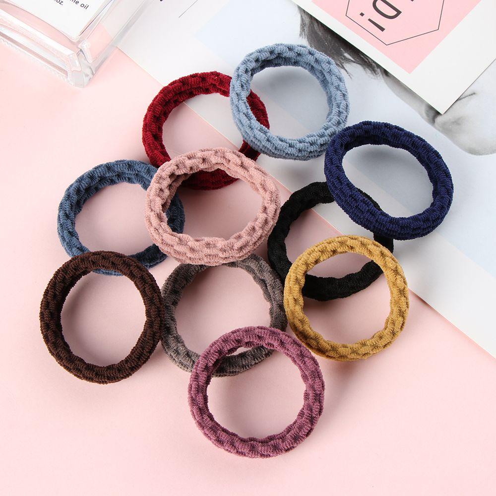 MELODG Set 10 / 10 Dây Cột Tóc Xinh Xắn Dành Cho Nữ