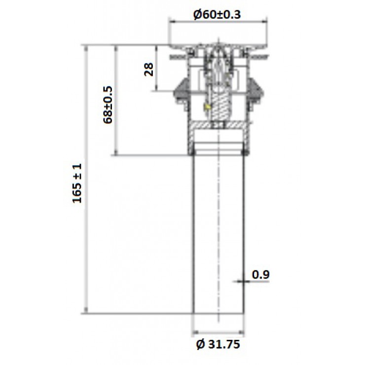 Nút Xả Nhấn cho Lavabo American Standard FFAS7979