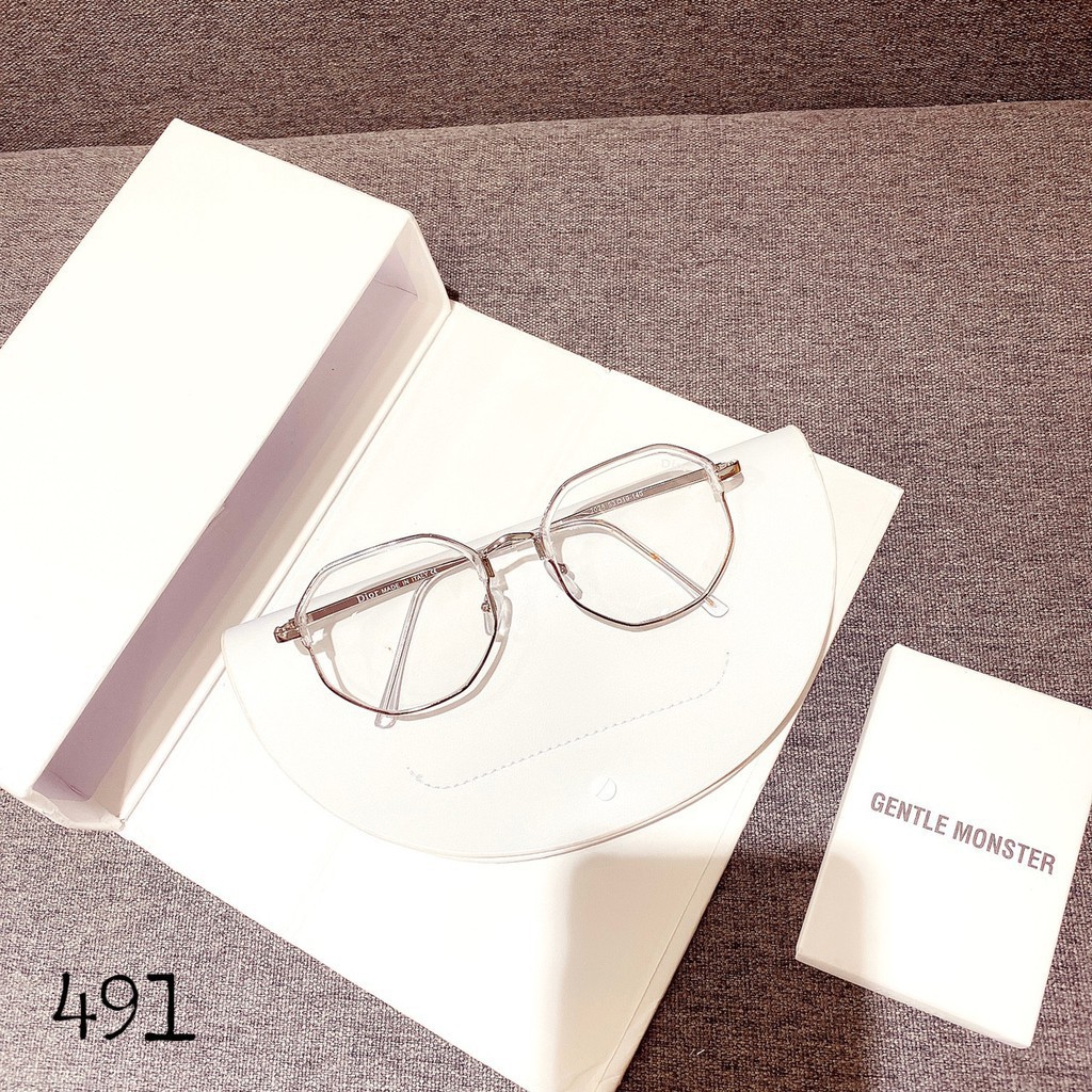 Gọng kính cận B1014 😎 TẶNG KÍNH GM 😎 Kính gọng tròn kim loại - kính chống ánh sáng xanh | BigBuy360 - bigbuy360.vn