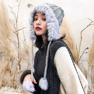 (SẴN) Mũ Len Viền Lông
