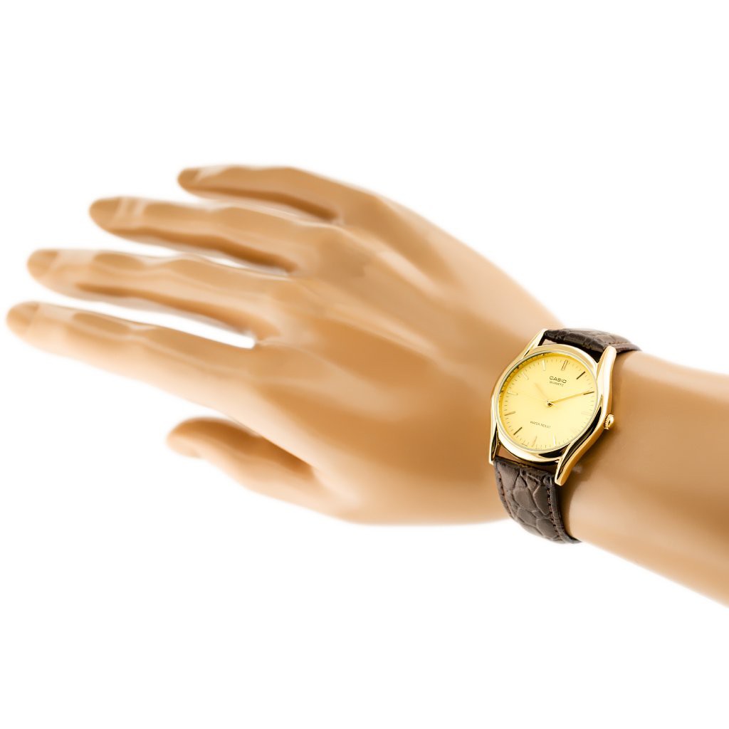 Đồng hồ nam dây da chính hãng Casio Anh Khuê MTP-1094