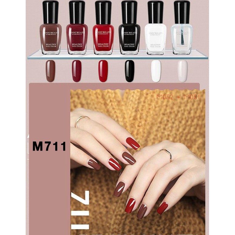 Sơn móng tay học tập làm nail sơn mini 4ml đủ màu sắc dễ thương màu bóng nhũ - BÁN LẺ 1 CHAI