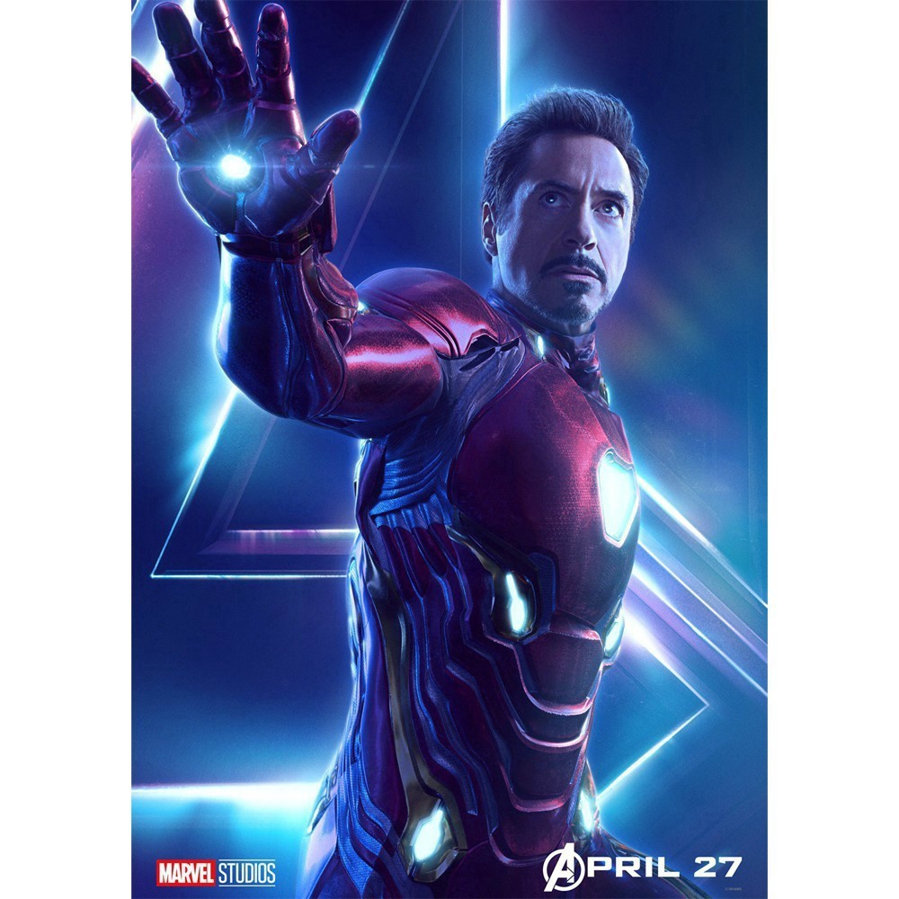 Poster Trang Trí Hình Nhân Vật Siêu Anh Hùng Avengers 3 Infinite War