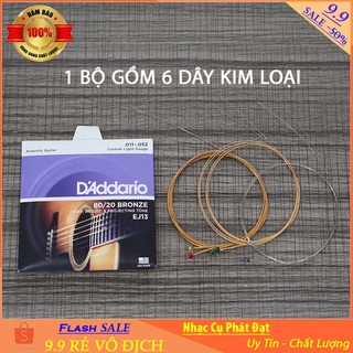 Dây đàn guitar acoustic daddario ej13 cỡ 11