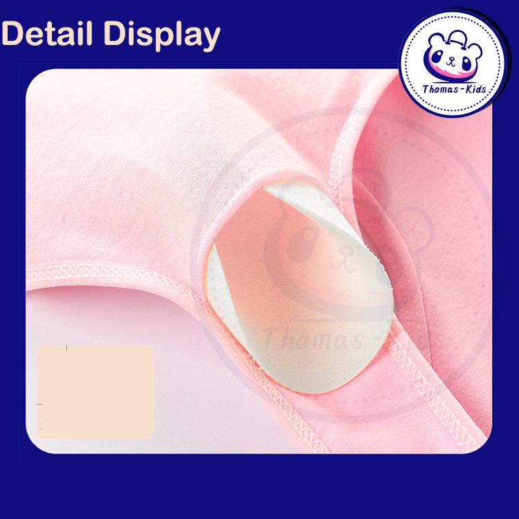 Áo Ngực Thể Thao Màu Trơn Thoáng Khí Thời Trang Cho Bé Gái 8-16 Tuổi