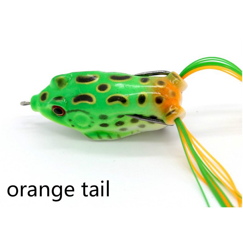 Mồi giả câu cá hình ếch bằng silicon mềm 12g 5.5mm