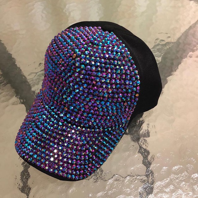 Mũ Lưỡi Trai Đính Đá Lấp Lánh Sang Trọng Thời Trang Xuân Hè Cho Nữ