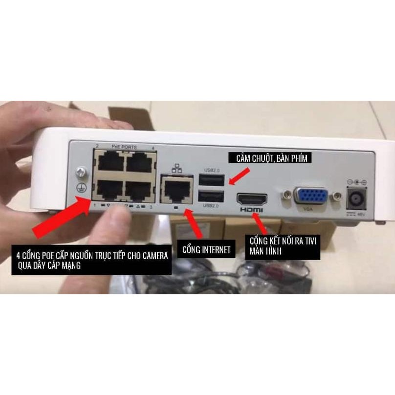 BỘ KÍT 4 MẮT UNV NK KIT/301-04LB-P4/4 CÓ POE | BigBuy360 - bigbuy360.vn