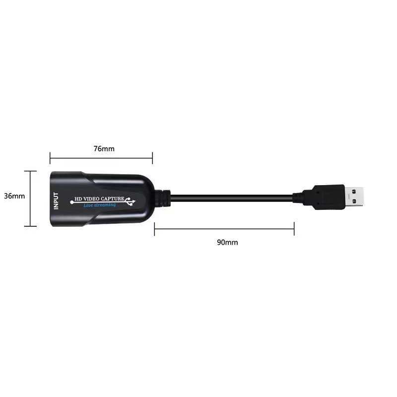 HDMI Video Capture Card USB 3.0 độ phân giải lên đến 1080P 60FPS, dành cho livestream game, livestream bán hàng