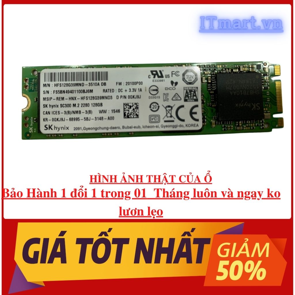 ổ cứng ssd M2SATA -2280/Msata 2240/Nvme 2280/Nvme 2220 hàng tháo máy Dell