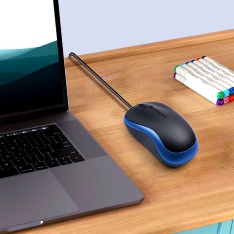 Chuột máy tính có dây văn phòng gaming LDK giá rẻ Silent tắt âm chống ồn DPI 1200