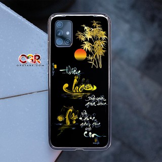 Ốp lưng Samsung A71 dẻo mịn hoạ tiết THƯ PHÁP theo yêu cầu