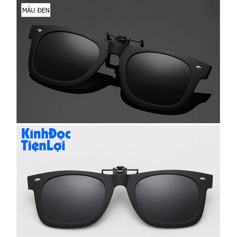 Tròng kính mát kẹp phân cực cho người cận Kính mắt mèo