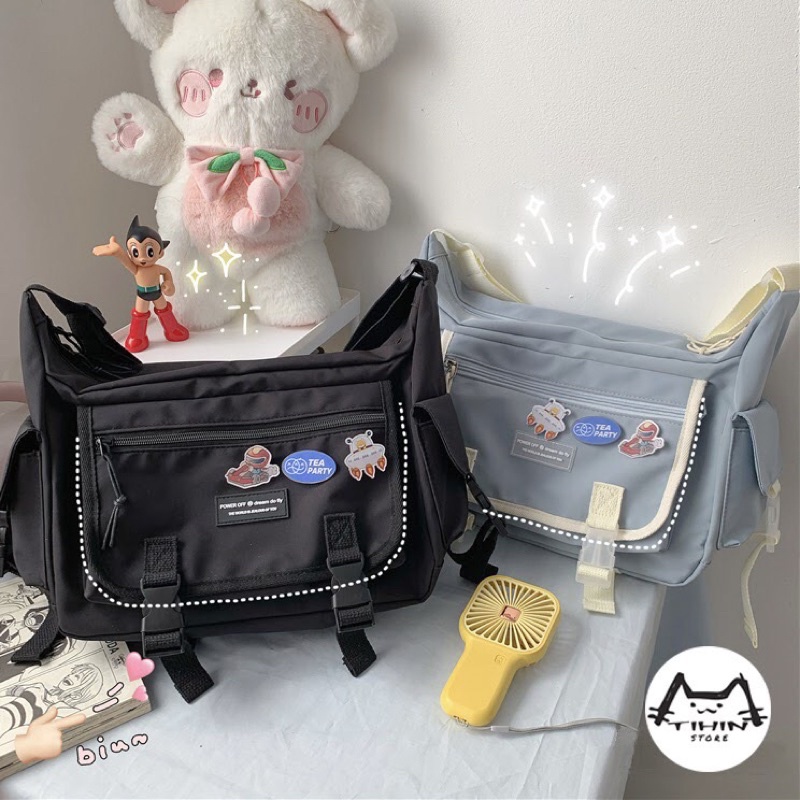 Túi Đeo Chéo Đi Học Chống Thấm Nước Mã 2421