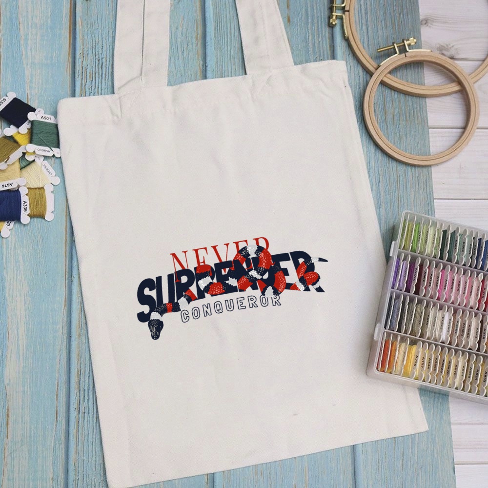 Túi vải túi Tote TEDDY ART - Mẫu 12 vải canvas dày đẹp cho nữ có khóa miệng đi học đi chơi. In hình theo yêu cầu