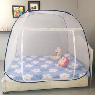 Mùng chụp tự bung đỉnh rộng chống muỗi loại 1