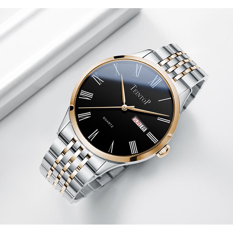 Đồng hồ nam chính hãng Teintop T7017-2 hàng mới ,Kính sapphire ,chống xước ,Chống nước 30m,Máy Quartz,Bảo Hành 12 Tháng