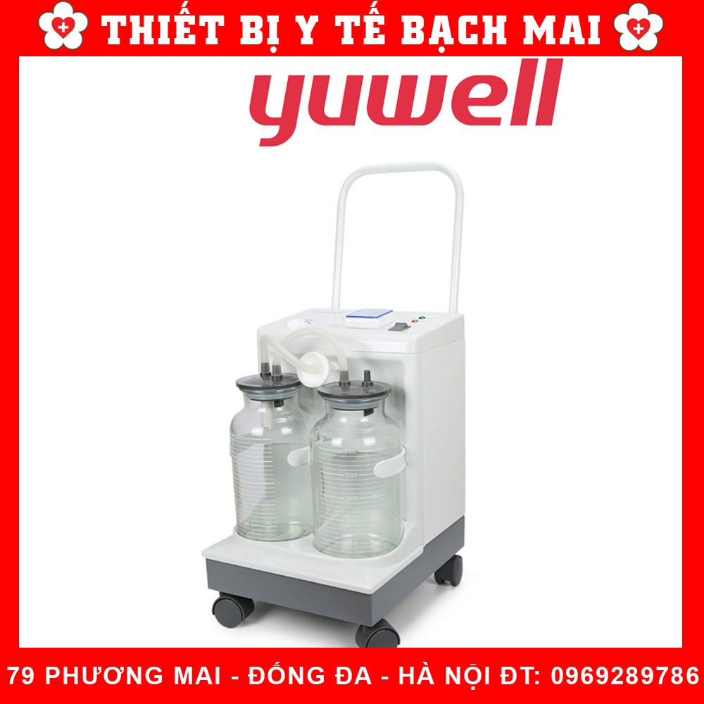 Máy Hút Dịch Đờm 2 Bình YUWELL 7A-23D [CHÍNH HÃNG, BẢO HÀNH 02 NĂM]