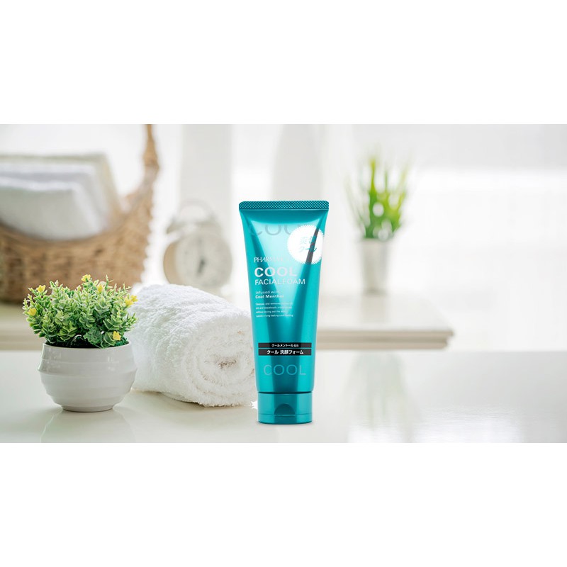 Sữa Rửa Mặt Cao Cấp Dành Cho Nam Da Dầu, Mụn PHARMAACT Cool Facial Foam