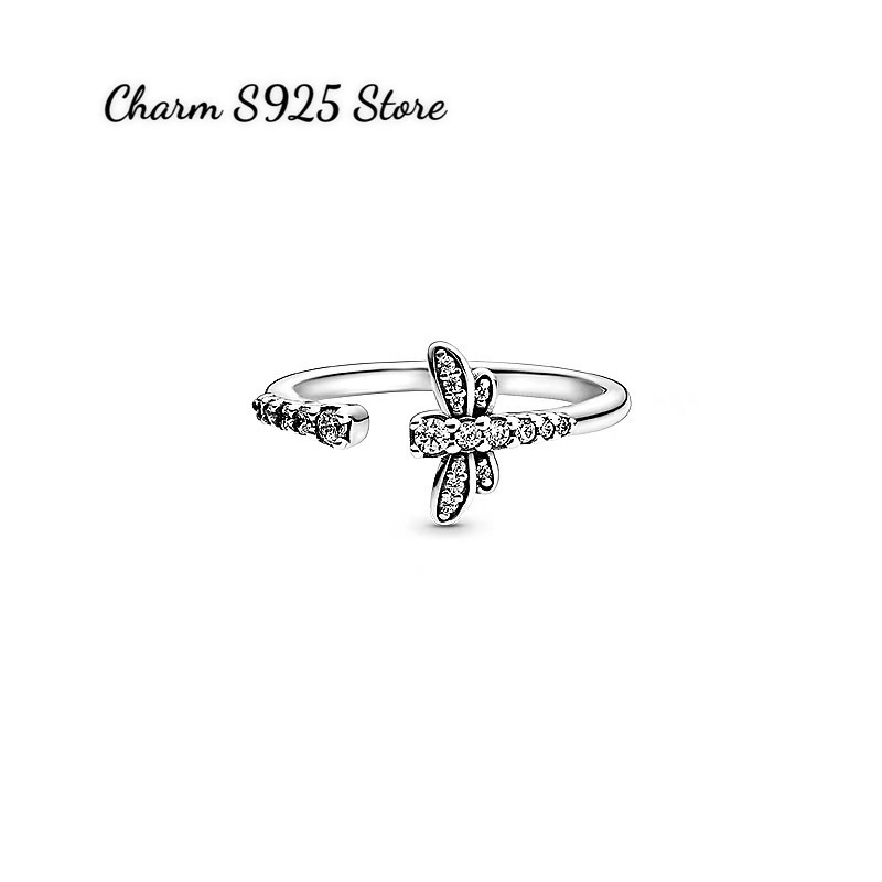 NHẪN ĐEO TAY PAN ALE ĐÍNH ĐÁ CON CHUỒN CHUỒN BẠC S925 HÀNG CAO CẤP