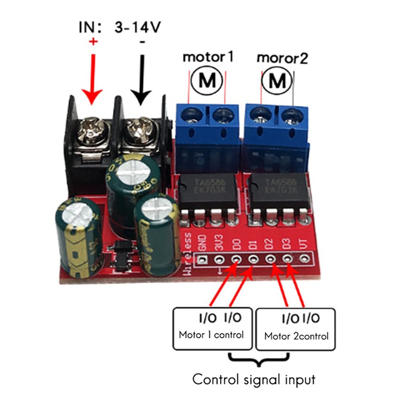 Bộ Điều Khiển Tốc Độ Động Cơ 5a 3v-14v | BigBuy360 - bigbuy360.vn