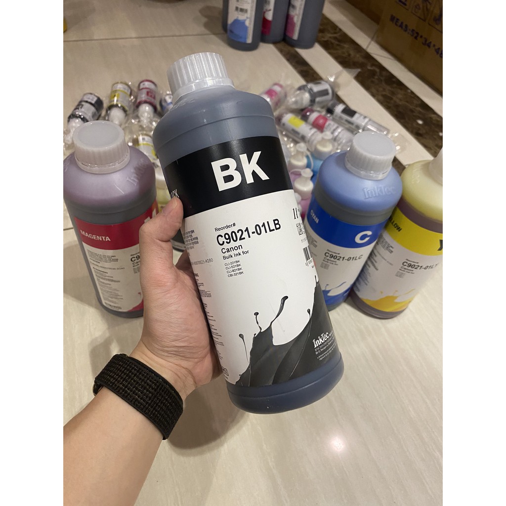 Bộ Mực Màu Nước INKTEC| Máy in Cano.n iP3600/ 4600/ 4700/– MP540/ 550/ 560/ 628/ 640/ 980/ 988/ 990/- MX860/ 868..( 1L )