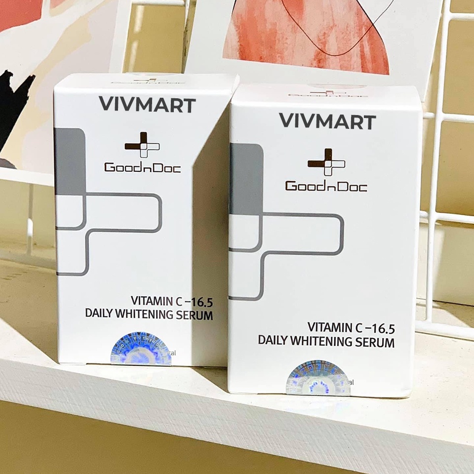 ✅ SERUM VITAMIN C MỜ THÂM NÁM TRẮNG DA GOODNDOC VITAMIN C 16.5 DAILY WHITENING SERUM 30ml