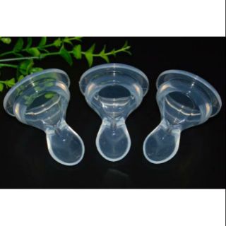 Núm thìa ăn dặm bình sữa Pigeon cổ rộng