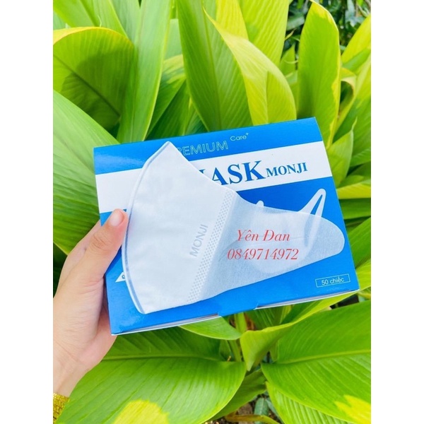 [Buôn Sỉ] Hộp 50 Caí Khẩu Trang 3D Monji Nguời Lớn