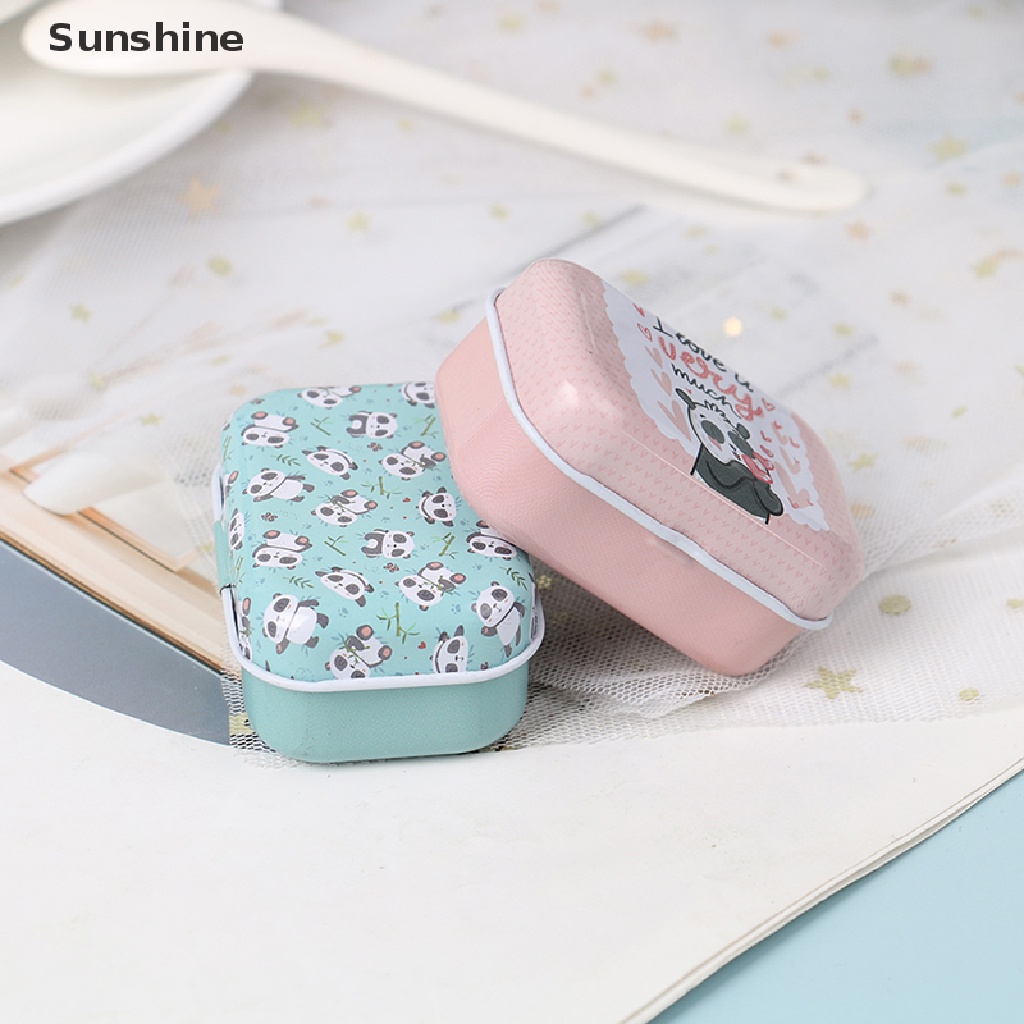 Hộp Thiếc Mini Đựng Trang Sức Màu Kẹo Ngọt Xinh Xắn