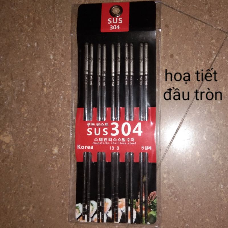 Đũa inox 304 cao cấp Hàn Quốc siêu bền