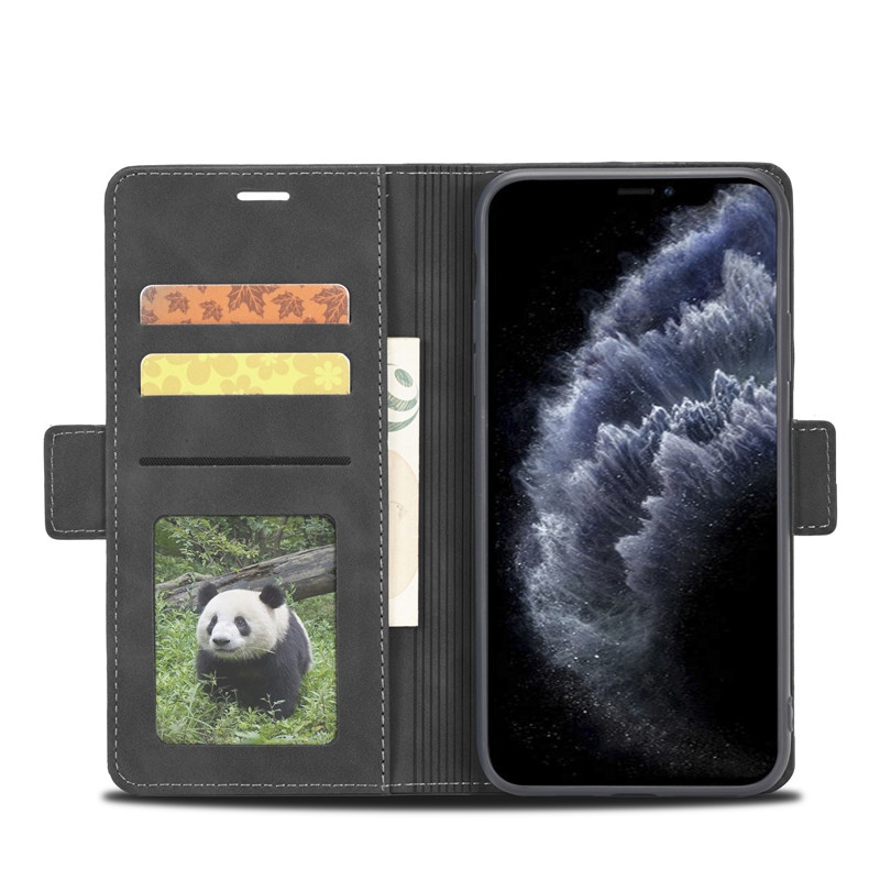 Ốp Điện Thoại Da Nắp Gập Kiểu Ví Thời Trang Cho IPhone 13 12 11 Pro Max XS Max X XR 13 12