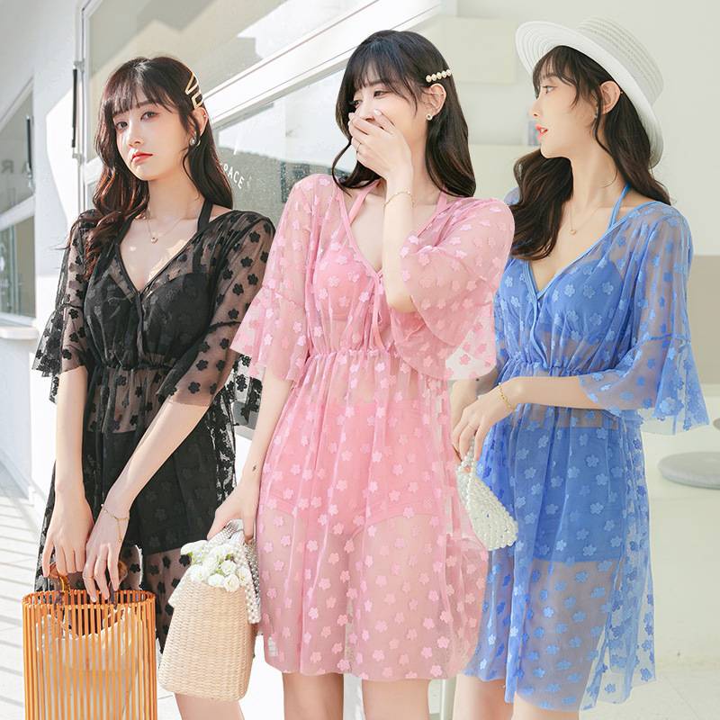 Bộ Đồ Bơi Ba Mảnh Áo Tay Ngắn + Quần Short Màu Trơn Gợi Cảm Hàng Mới Dành Cho Bạn Nữ Ds-038813 2021 | BigBuy360 - bigbuy360.vn