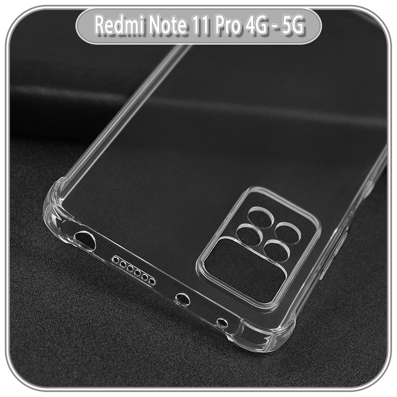 Ốp lưng cho Xiaomi Redmi Note 11 Pro 4G - 5G - Note 12 pro 4G bản quốc tế TPU Trong Suốt Che Camera
