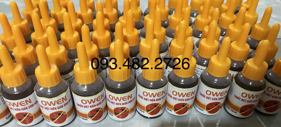 200 lọ thuốc diệt kiến gián sinh học Owen