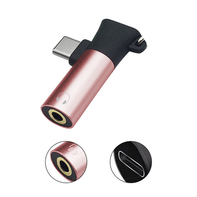 Cáp Sạc 2 Trong 1 Type C Sang 3 5mm Cho P30 Mi 8 6