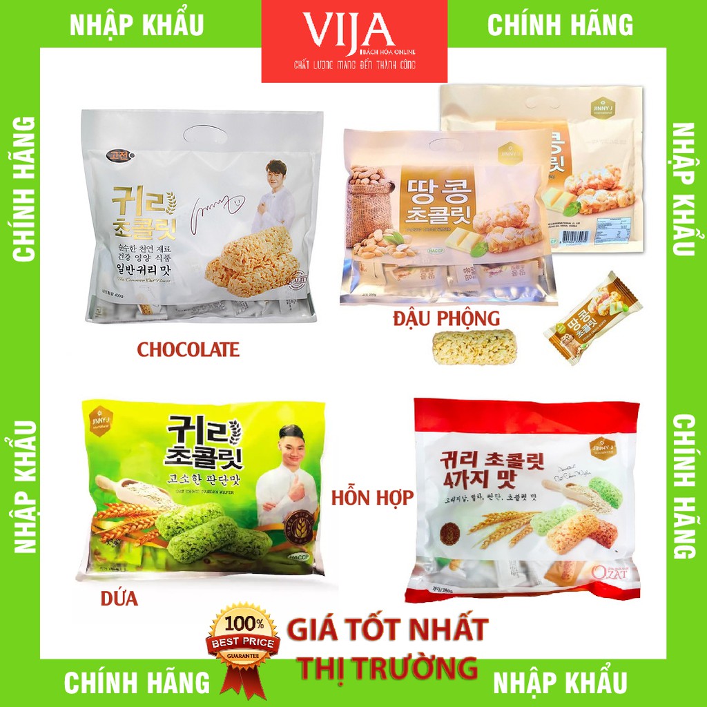 Bánh Xốp Lúa Mạch Jinny-J nhiều vị