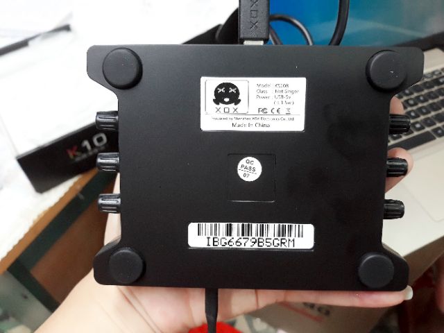 [FREESHIP 99K]_Sound card K10 ( BH 6Tháng ) tặng kèm dây trắng kết nối | BigBuy360 - bigbuy360.vn