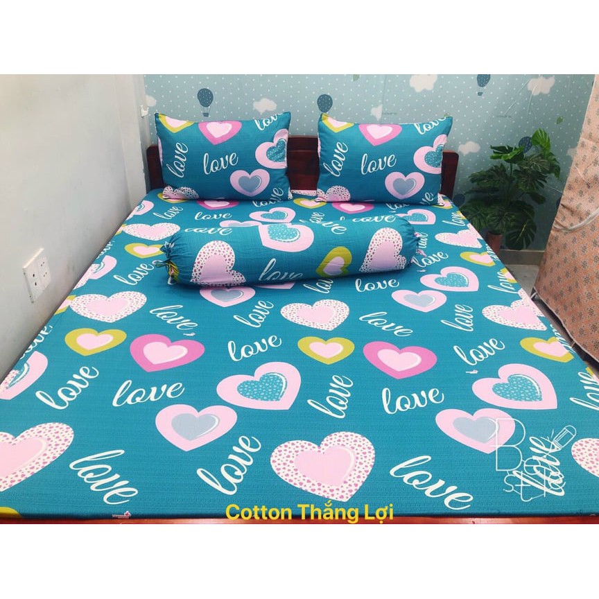 Bộ Drap vải Thắng Lợi đủ kích cỡ ( inbox chọn mẫu)