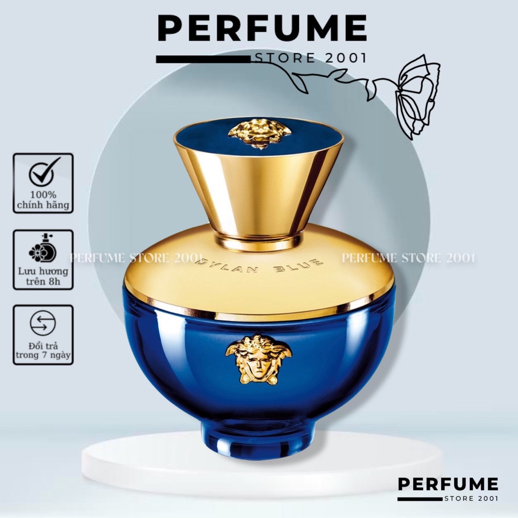 ♥ 𝟸𝟶𝟶𝟷 ♥ Nước hoa Versace Dylan Blue Pour Femme Eau de Parfum ♥ ɴướᴄ ʜᴏᴀ ᴄʜíɴʜ ʜãɴɢ ♥