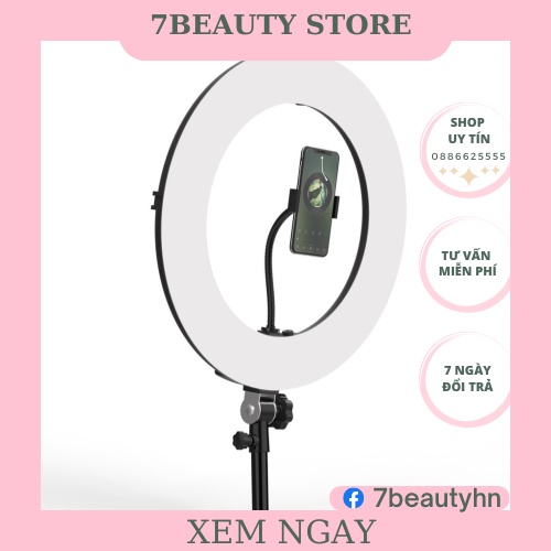 Đèn Led Livestream 45CM HQ18 Chính Hãng Công Suất Lớn, Đèn Hỗ Trợ Chụp Ảnh Quay Video