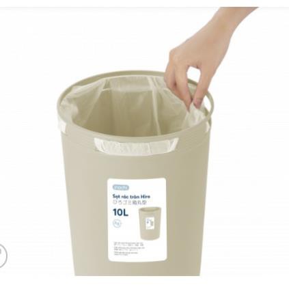 Sọt rác văn phòng nhựa cao cấp mẫu mã đẹp, gọn nhẹ Inochi 5L-10L-15L