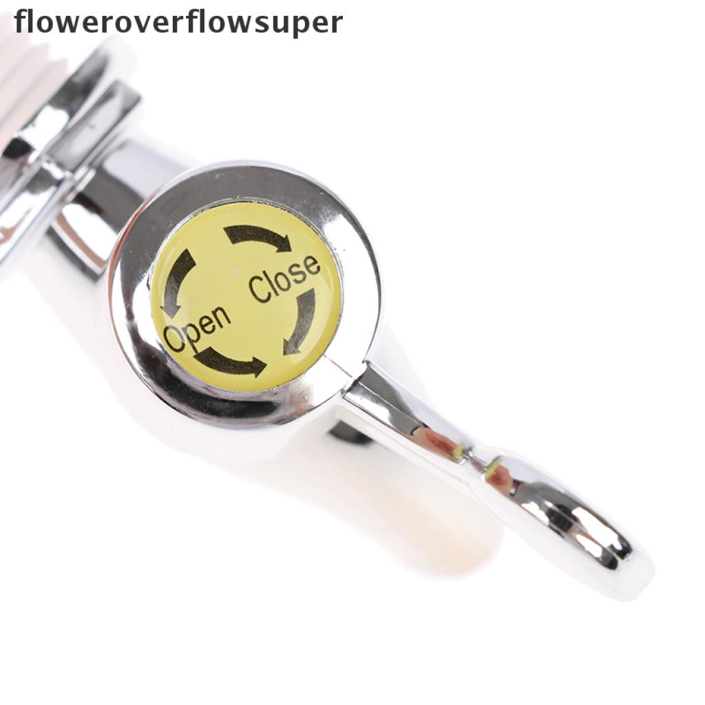 1 Vòi Rót Rượu Vang Bằng Thủy Tinh Bạc 17mm