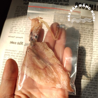 Mực Câu Khô - Size Mini - Ngon Dày Cơm Ngọt Mực - khoảng 200 con/kg - Lẻ 1 con