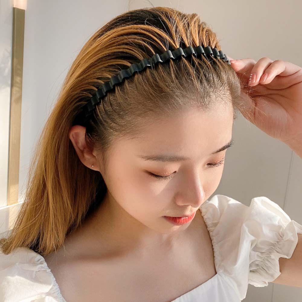 NICKOLAS Băng Đô Cài Tóc Chống Trượt Thiết Kế Đơn Giản Dễ Thương Cho Nam Và Nữ