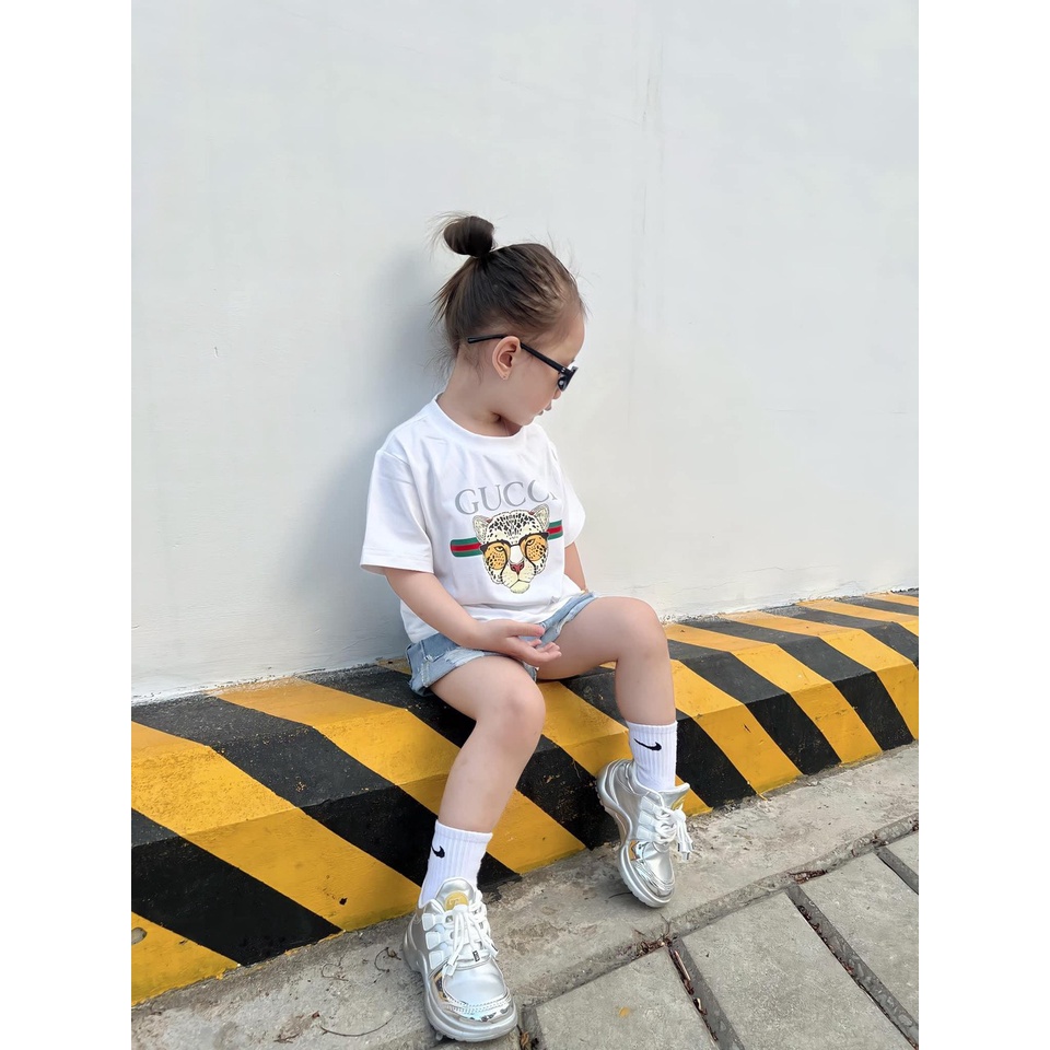 Áo thun cho bé họa tiết hổ vải cotton mềm mịn, thoáng mát – Sammy_VN